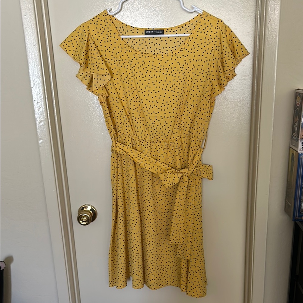 Yellow Polka Dot Dress
